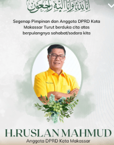 Supratman: Ruslan Mahmud Adalah Orang Tua dan Panutan Kami di DPRD Makassar