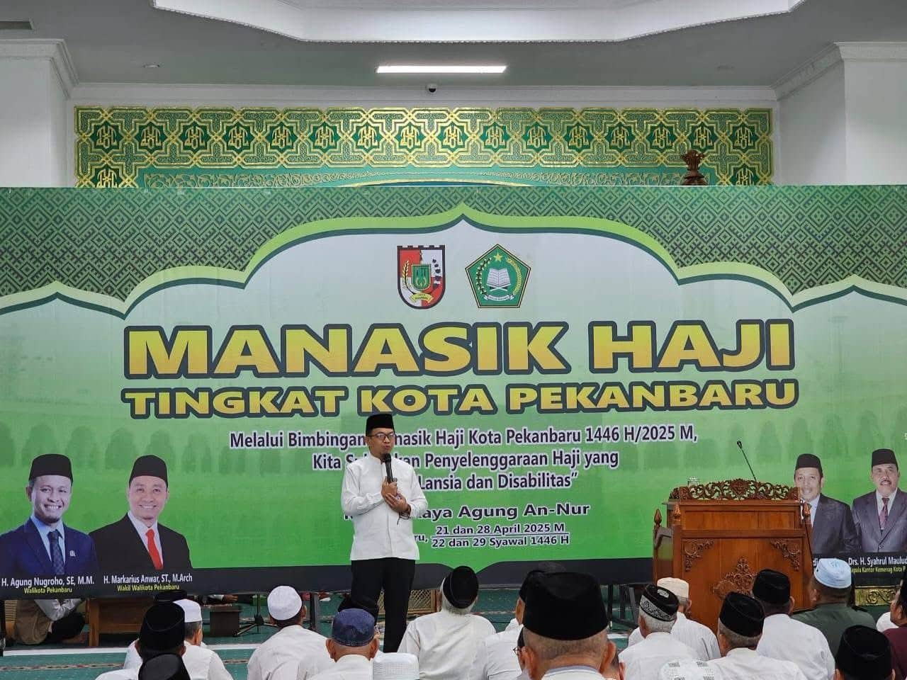 1200 Jamaah Ikuti Manasik Haji Palembang, Dr. Bunyamin M. Yapid: Sinergitas dan Pelayanan Ramah Lansia dan Disabilitas Jadi Kunci Sukses