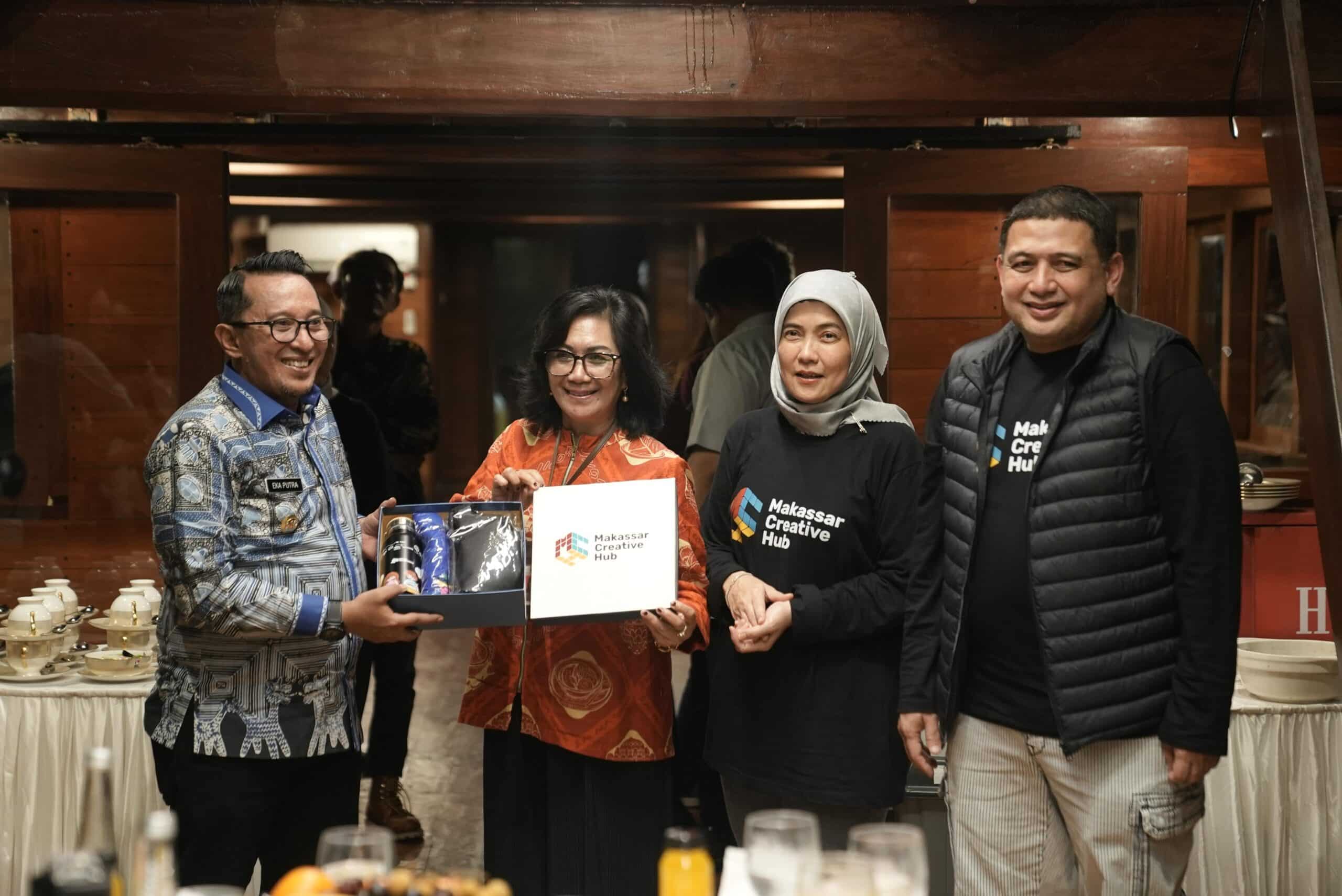 Dihadapan Menekraf, Munafri Gaungkan Makassar Jadi Pusat Ekonomi Kreatif