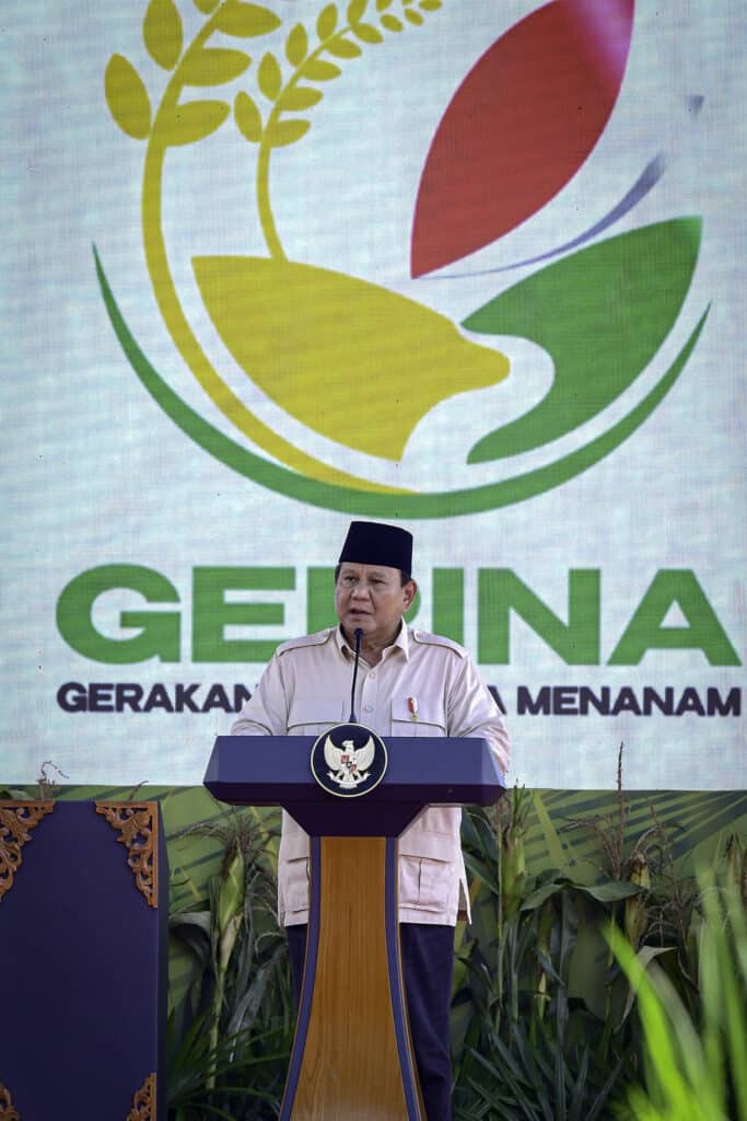 Luncurkan Gerina, Presiden Apresiasi Partisipasi Aktif Wujudkan Ketahanan Pangan Nasional