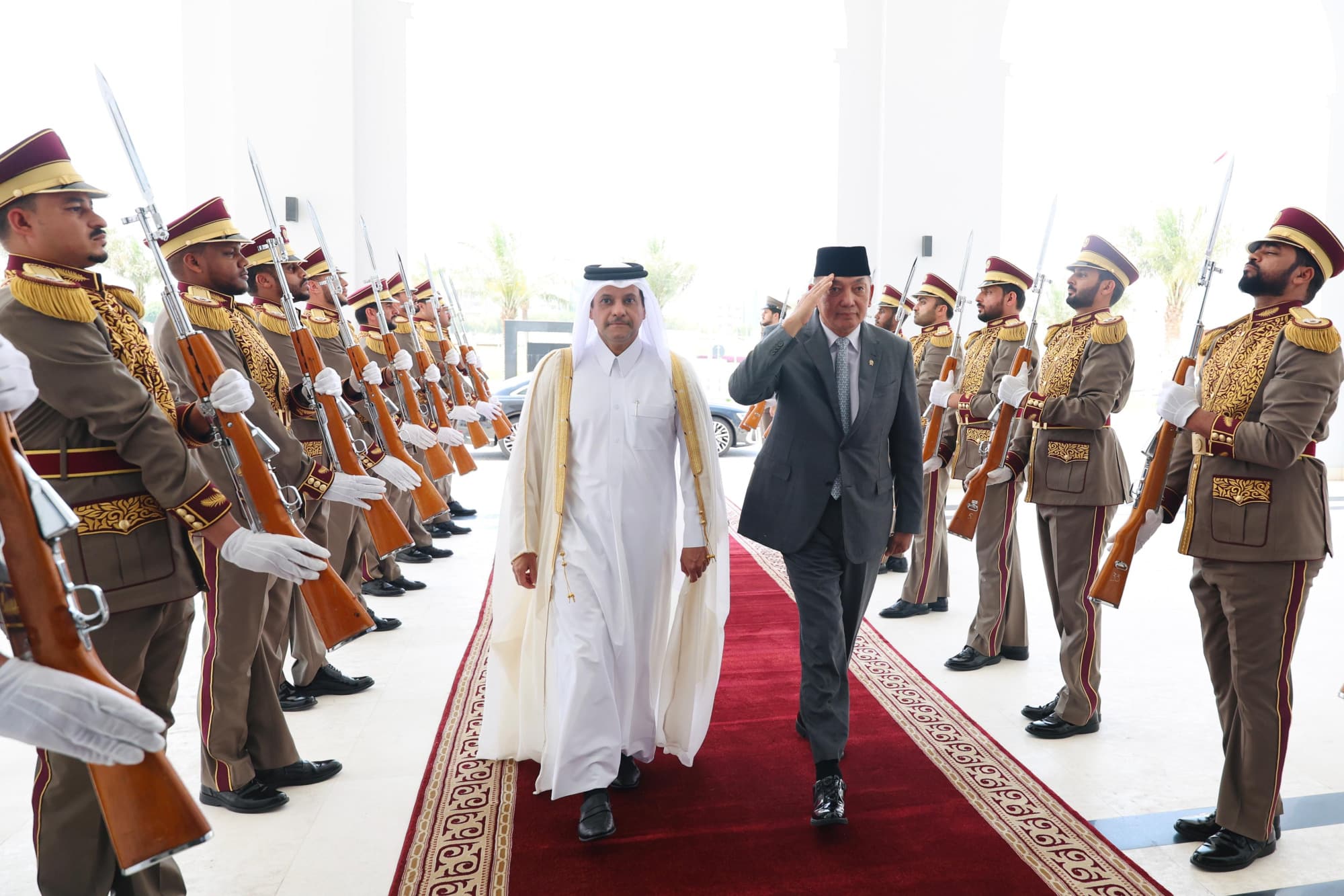 Menhan Sjafrie ke Kemhan Qatar, Pererat Kerja Sama Pertahanan Strategis dan Visioner