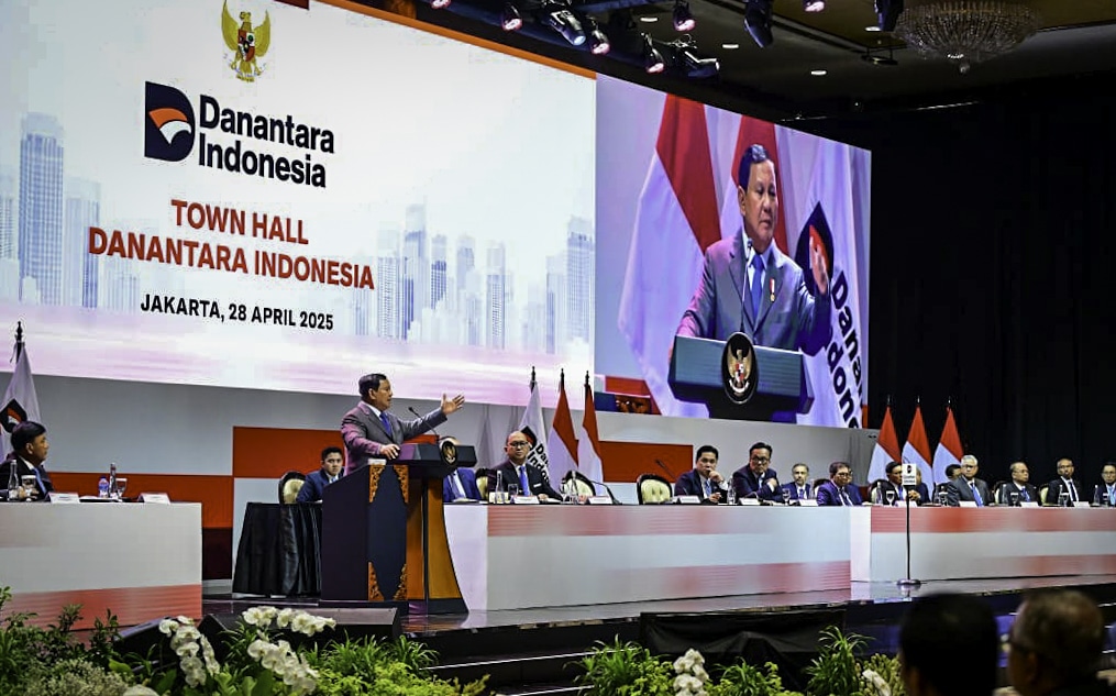 Presiden Prabowo Berikan Arahan kepada 1.500 Pimpinan BUMN dalam Acara Town Hall Danantara Indonesia