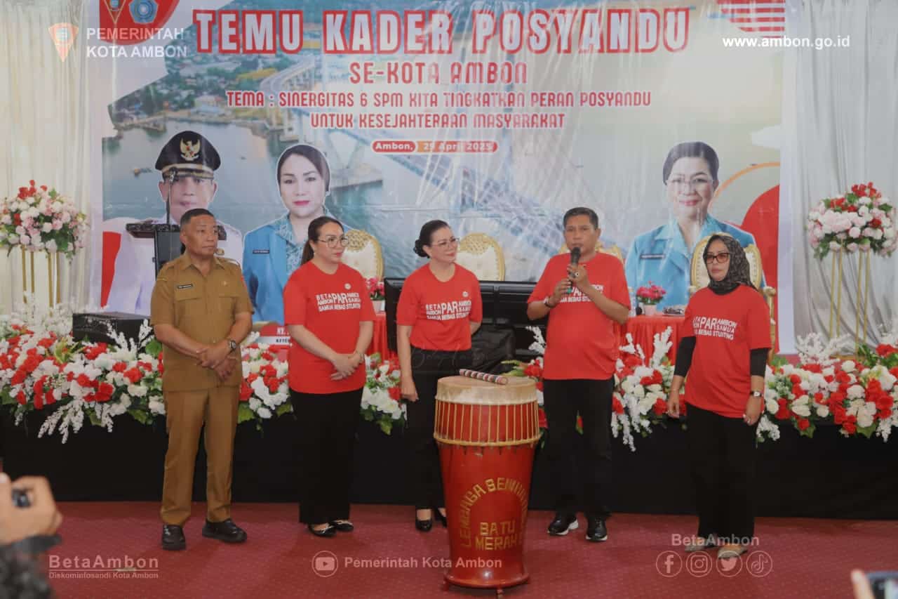Wattimena Minta Kader Posyandu Tulus Ikhlas Turunkan Stunting