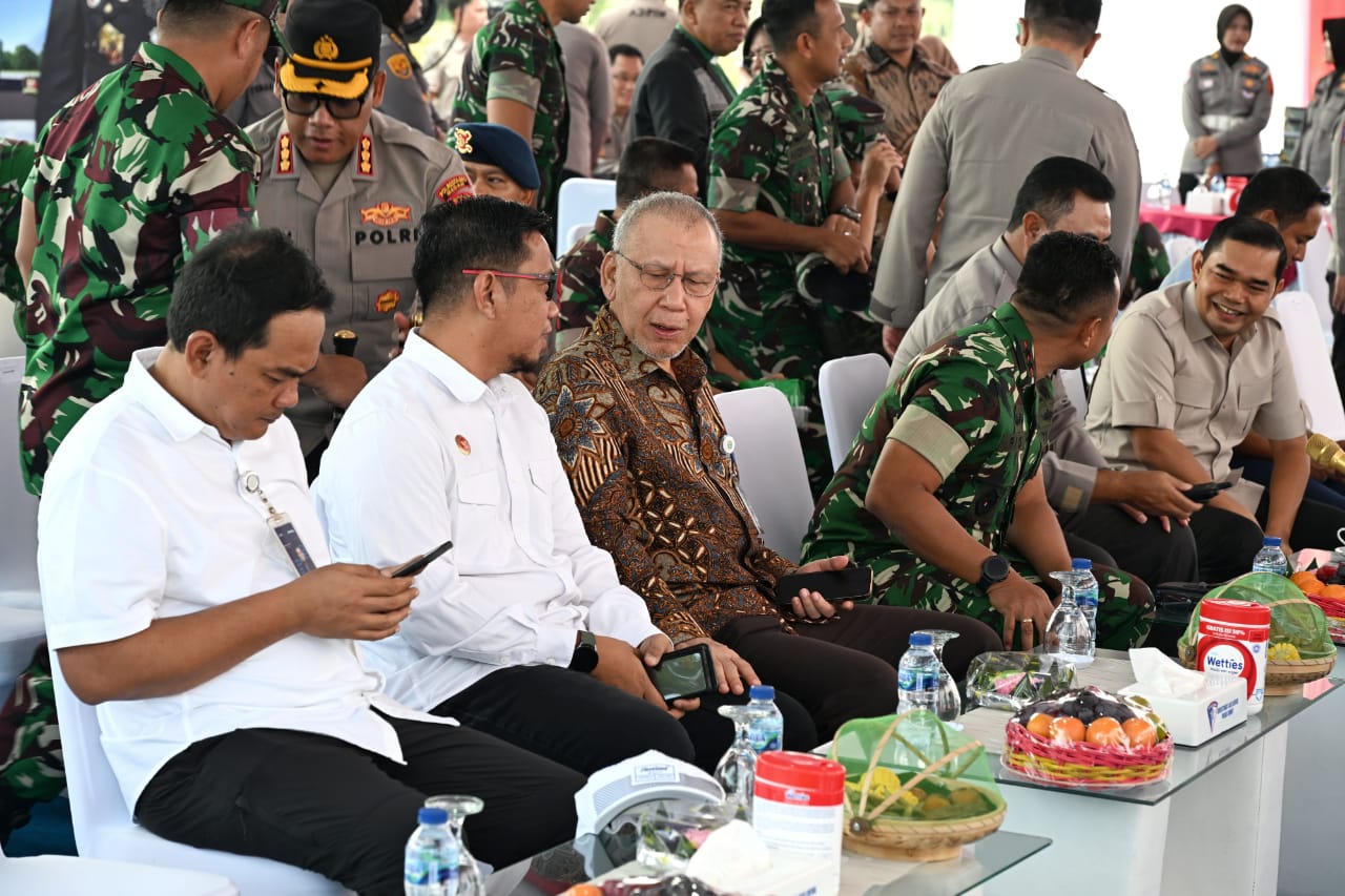 Forkopimda Sumut Groundbreaking Gudang Ketahanan Pangan Polri, Sekaligus Saksikan Panen Raya Jagung Serentak Kuartal II 2025