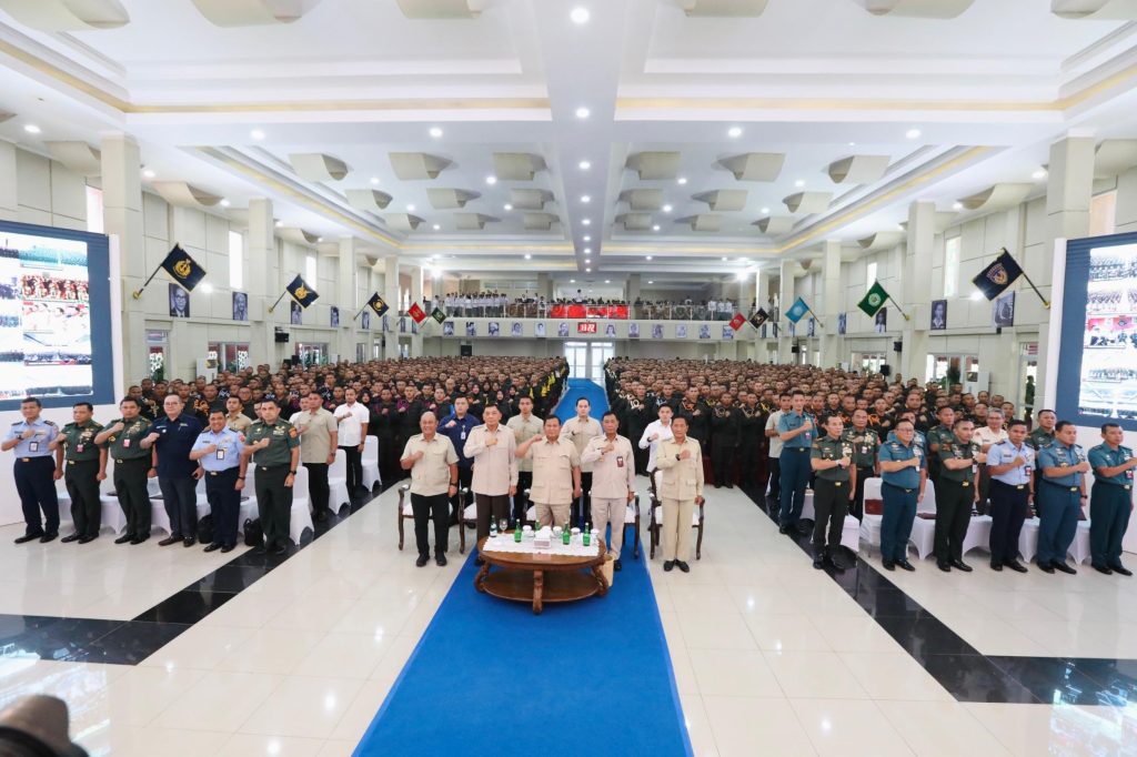 Menhan Dampingi Presiden, SPPI Ujung Tombak Pembangunan Nasional