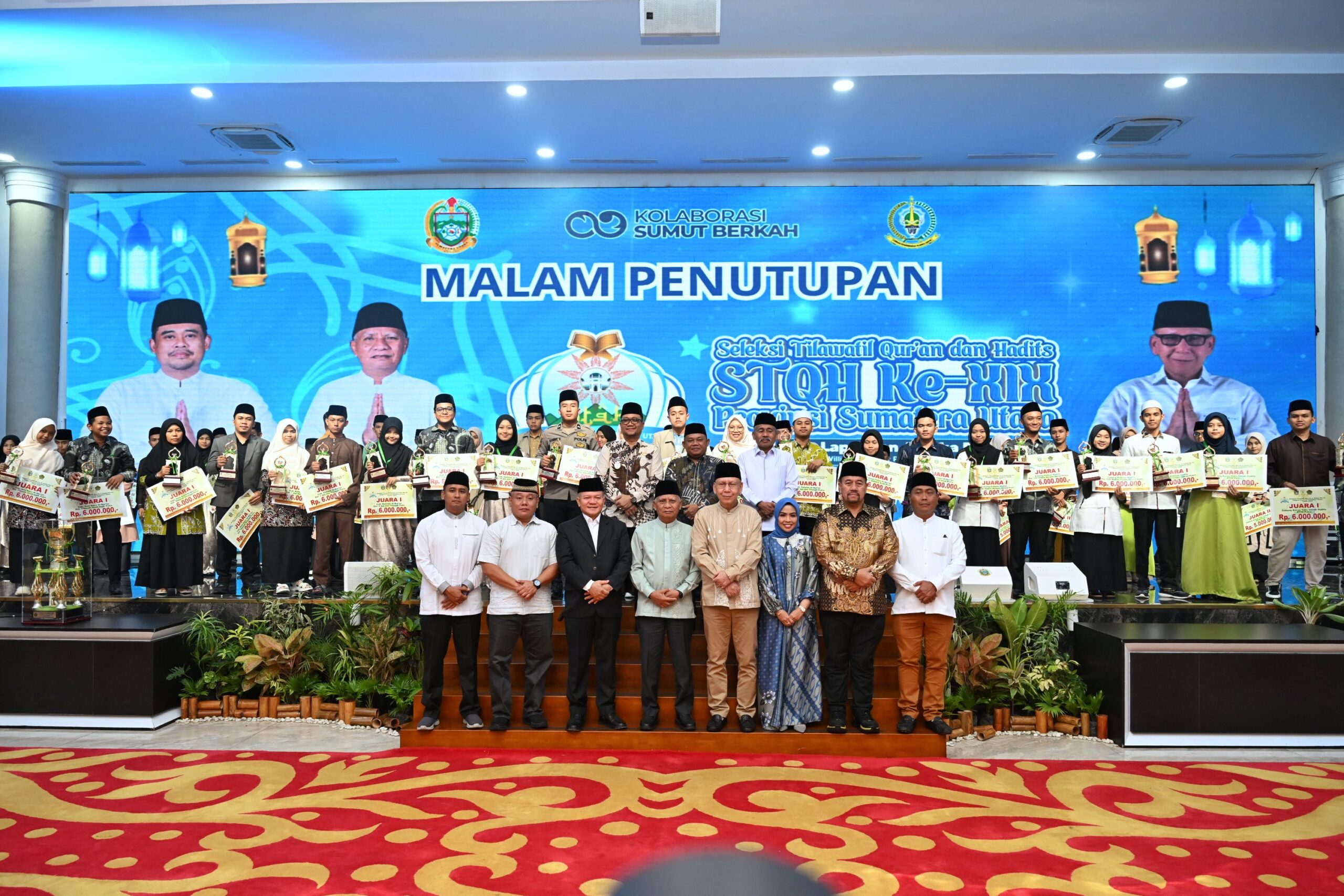 STQH Tingkat Sumut 2025 Berakhir, Wagub Surya Minta LPTQ Terus Perkuat Pembinaan dan Persiapan STQH Nasional