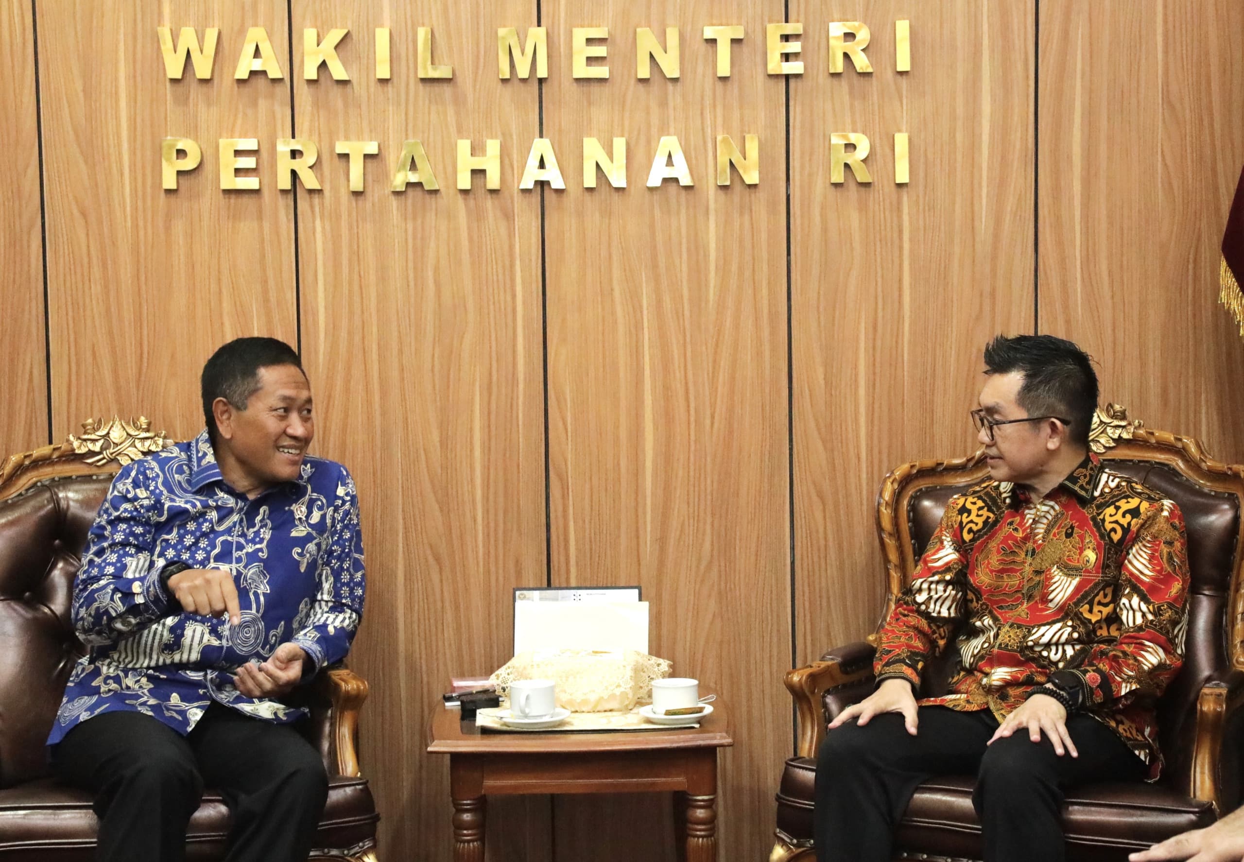 Wamenhan Terima Kepala LAN, Bahas Penguatan Sinergi Pemerintahan di Bidang Pertahanan