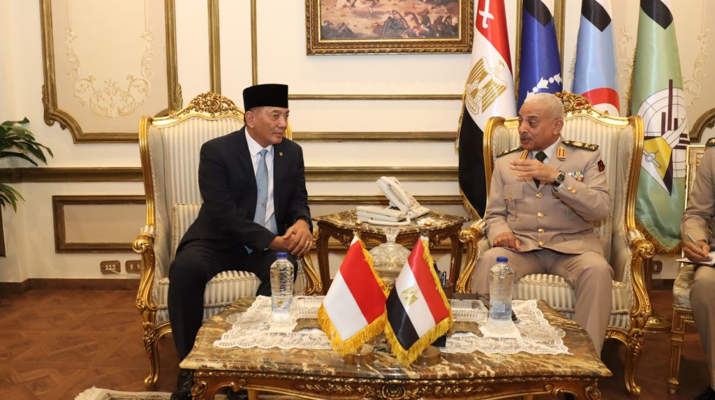 MenhanRI-MenhanMesirBertemu,BahasPenguatan Kerja Sama Pertahanan