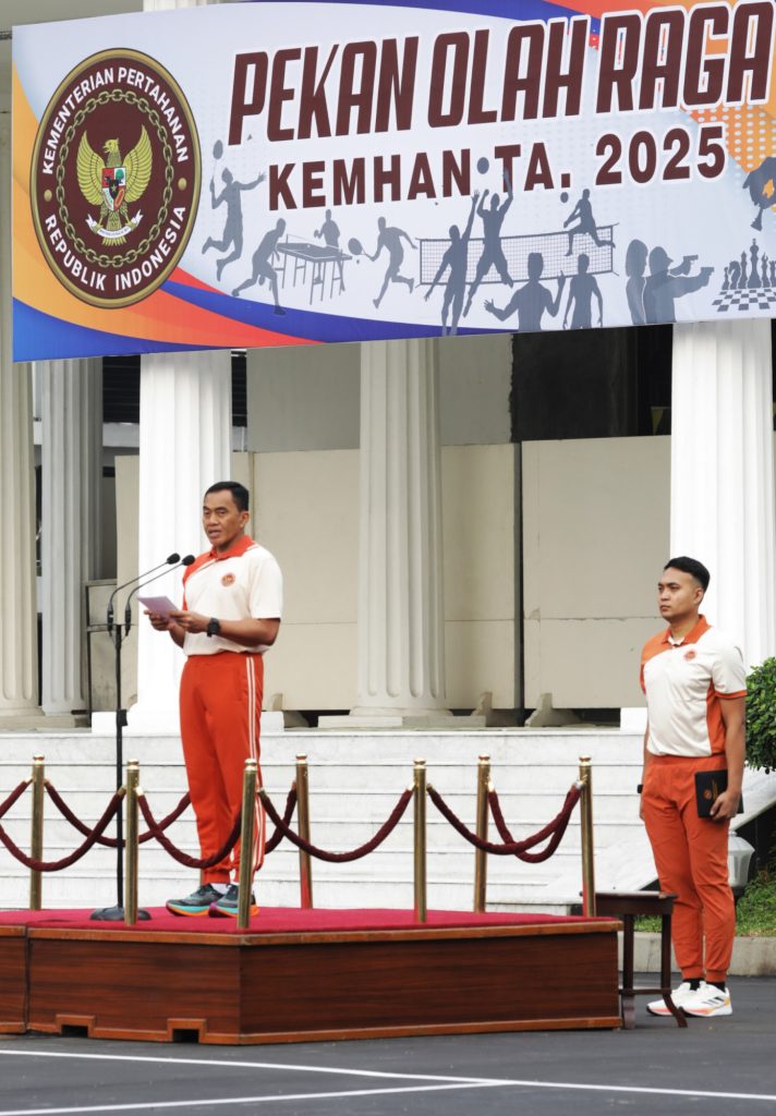 Sekjen Kemhan Resmi Buka POR Kemhan 2025: Wujud Kebersamaan dan Pembinaan Kebugaran Pegawai