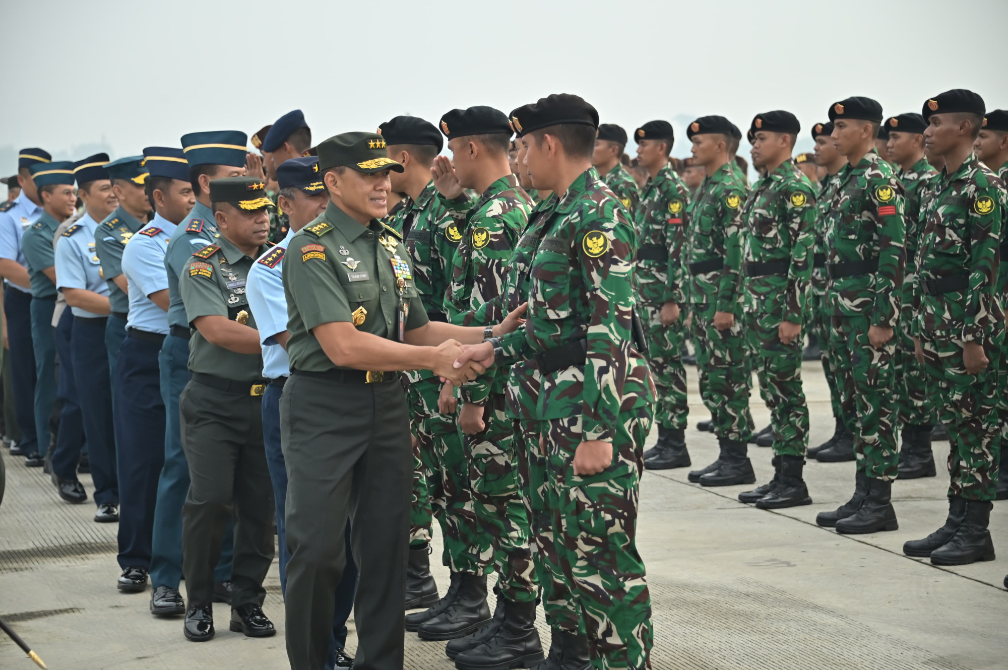 Usai Tampil di Bastille Day Prancis, Kontingen Satgas Patriot II Disambut di Tanah Air