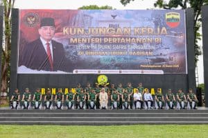 Menhan Sjafrie Tinjau Rindam I/Bukit Barisan untuk Perkuat Pendidikan Prajurit TNI AD