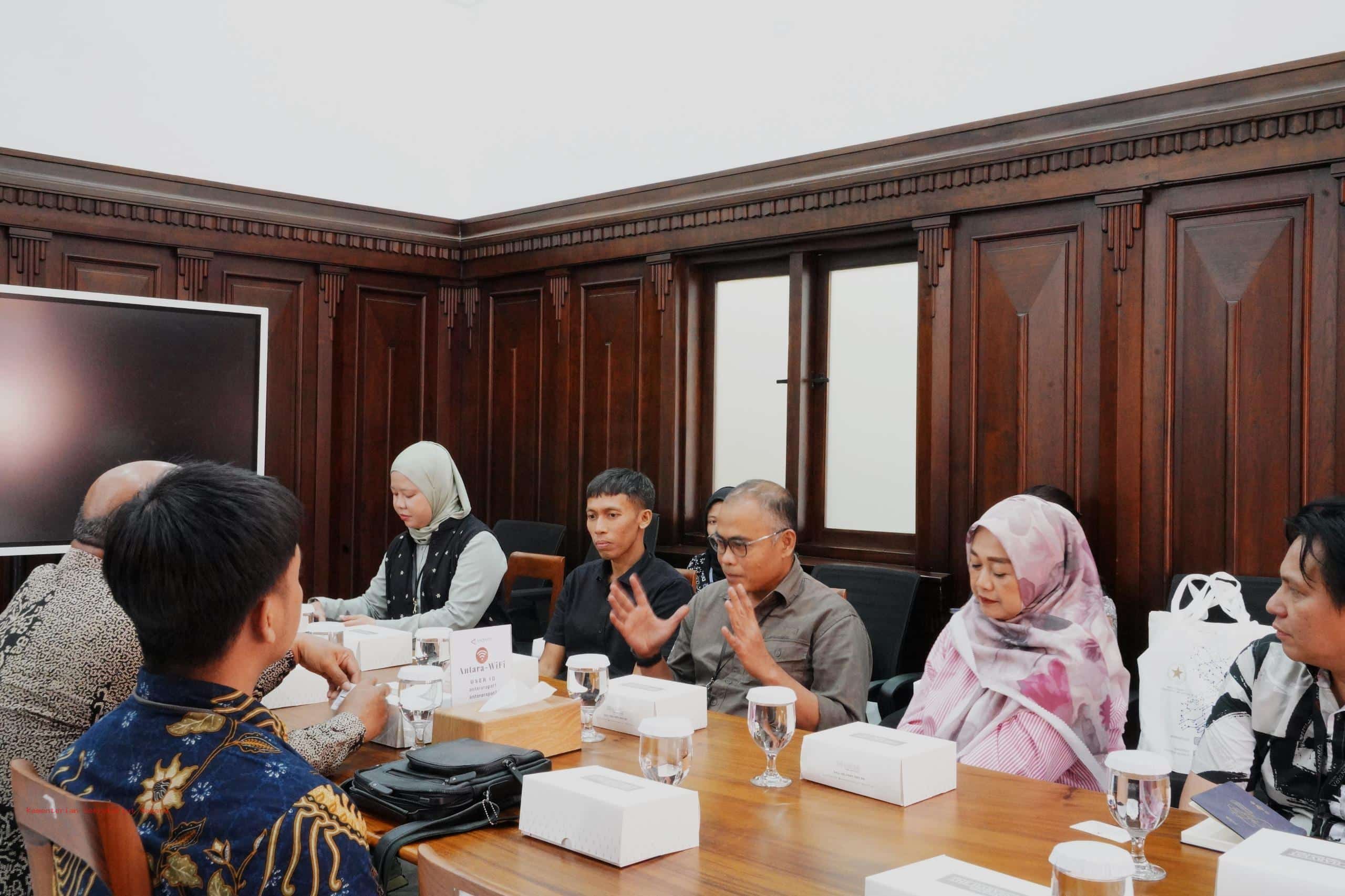 Sambangi Kantor Berita ANTARA, Kemensetneg Bahas Kolaborasi Kehumasan Program Prioritas Pemerintah | Sekretariat Negara