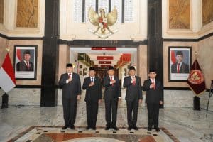 Wamenhan Pimpin Acara Pengangkatan Sumpah dan Pelantikan Kabalitbang Kemhan