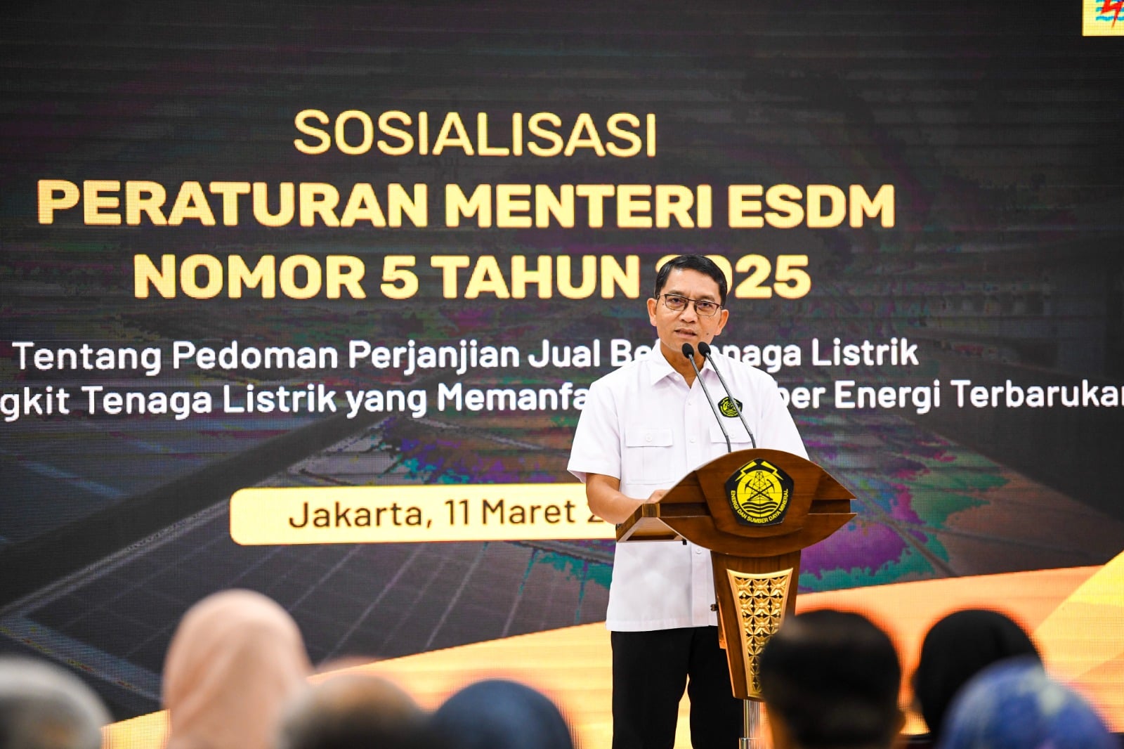 Percepat Pengembangan Pembangkit EBT, Kementerian ESDM Terbitkan Aturan Perjanjian Jual Beli Tenaga Listrik