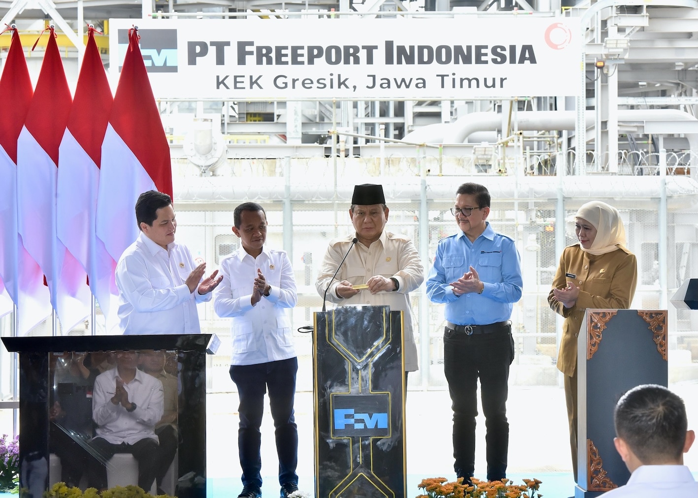 Smelter Logam Mulia Terbesar di Dunia Diresmikan, Menteri ESDM: Bukti Komitmen Presiden Jalankan Hilirisasi