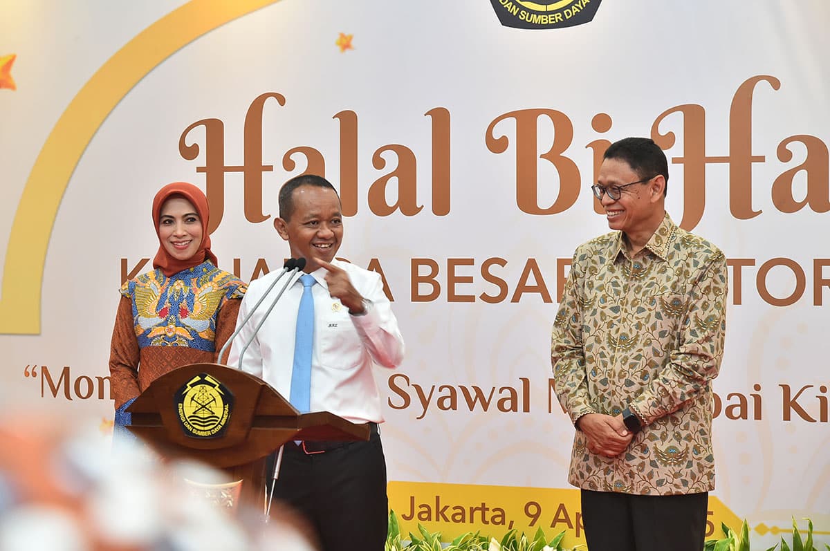 Halalbihalal Keluarga Besar Sektor ESDM 1446 H, Menteri ESDM Ingatkan Percepatan Perizinan