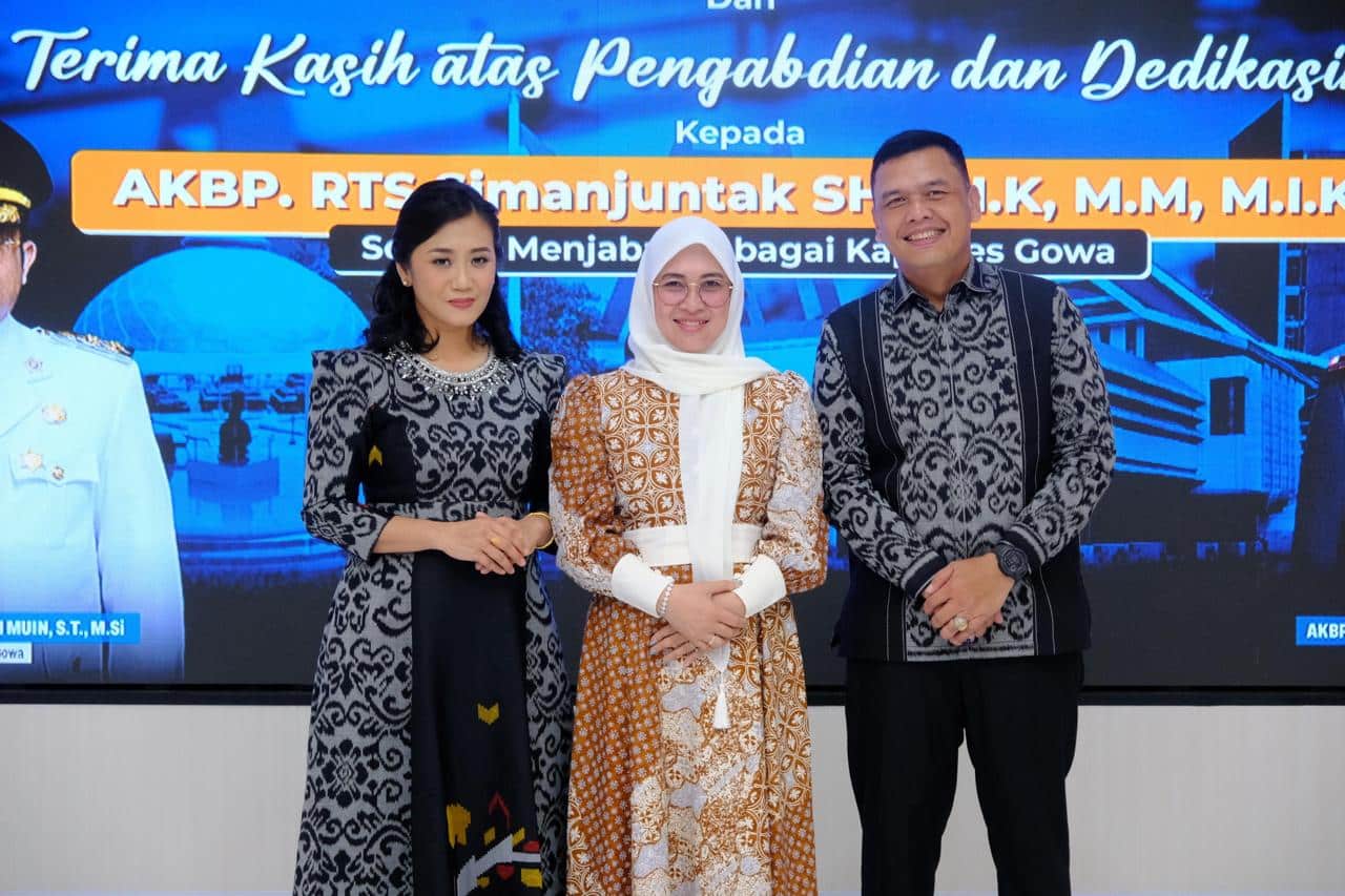 Bupati Husniah Apresiasi AKBP RTS Simanjuntak di Lepas dan Sambut Kapolres: Ketika Pelaksanaan Kontestasi Politik Gowa dalam Zona Hijau