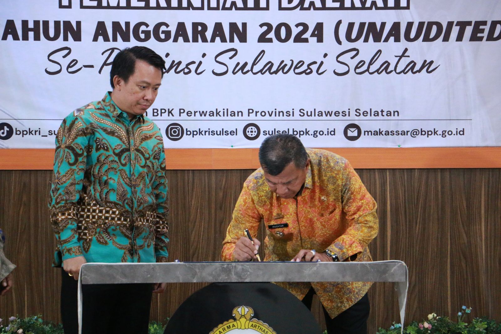Bupati Bulukumba Serahkan LKPD TA 2024 ke BPK Sulsel Ditandai Penandatanganan Berita Acara Serah Terima