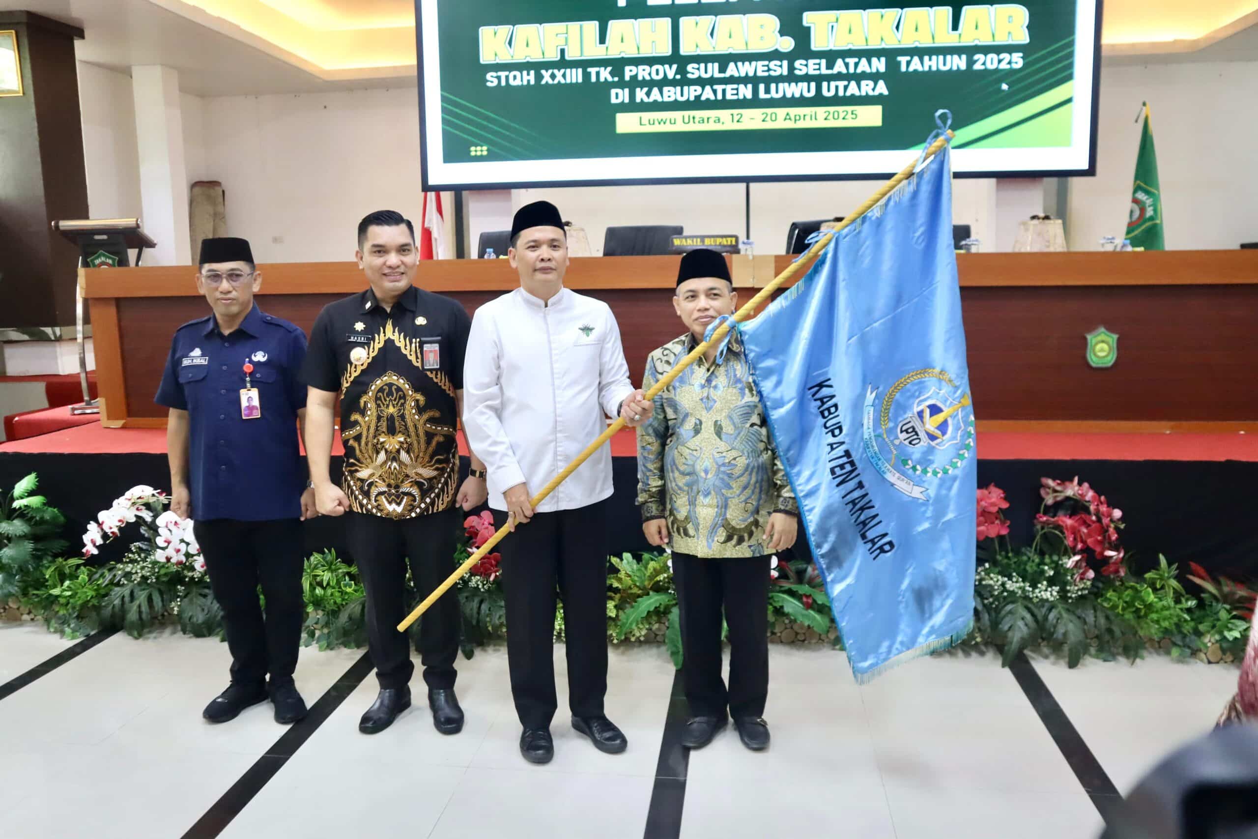 Wakil Bupati Takalar Lepas Kontingen Kafilah dalam Ajang STQH ke-XXIII Tingkat Prov. Sulsel