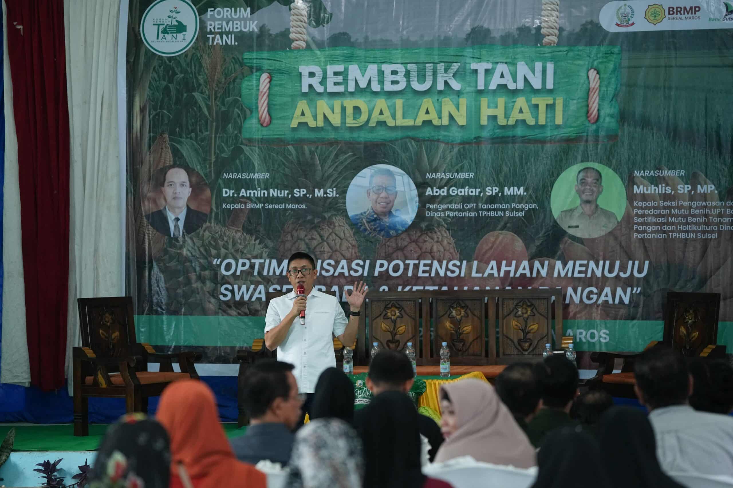 Rembuk Tani Andalan Hati di Maros, Dukung Percepatan Swasembada Pangan