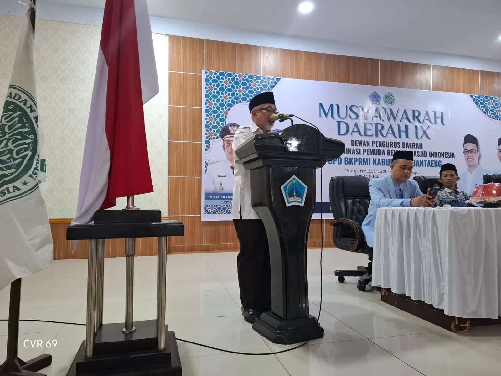 Hadiri Musda, Wabup H. Sahabuddin Harap DPK dan DPD BKPRMI Bantaeng Dapat Lahirkan Remaja Masjid Miliki Semangat Islam