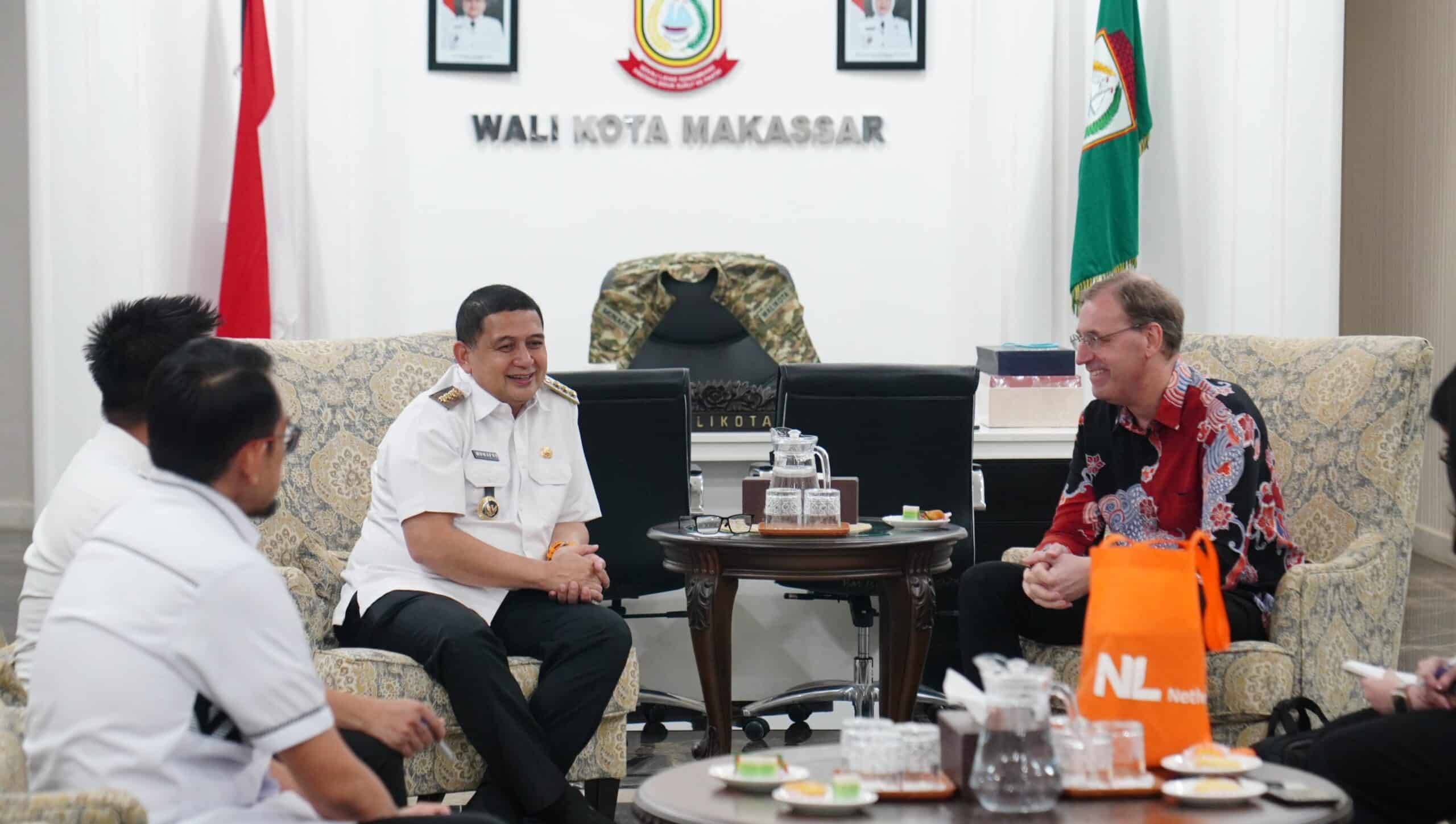 Bahas Peluang Kerjasama, Walkot Munafri Tawarkan Potensi Makassar ke Dubes Belanda