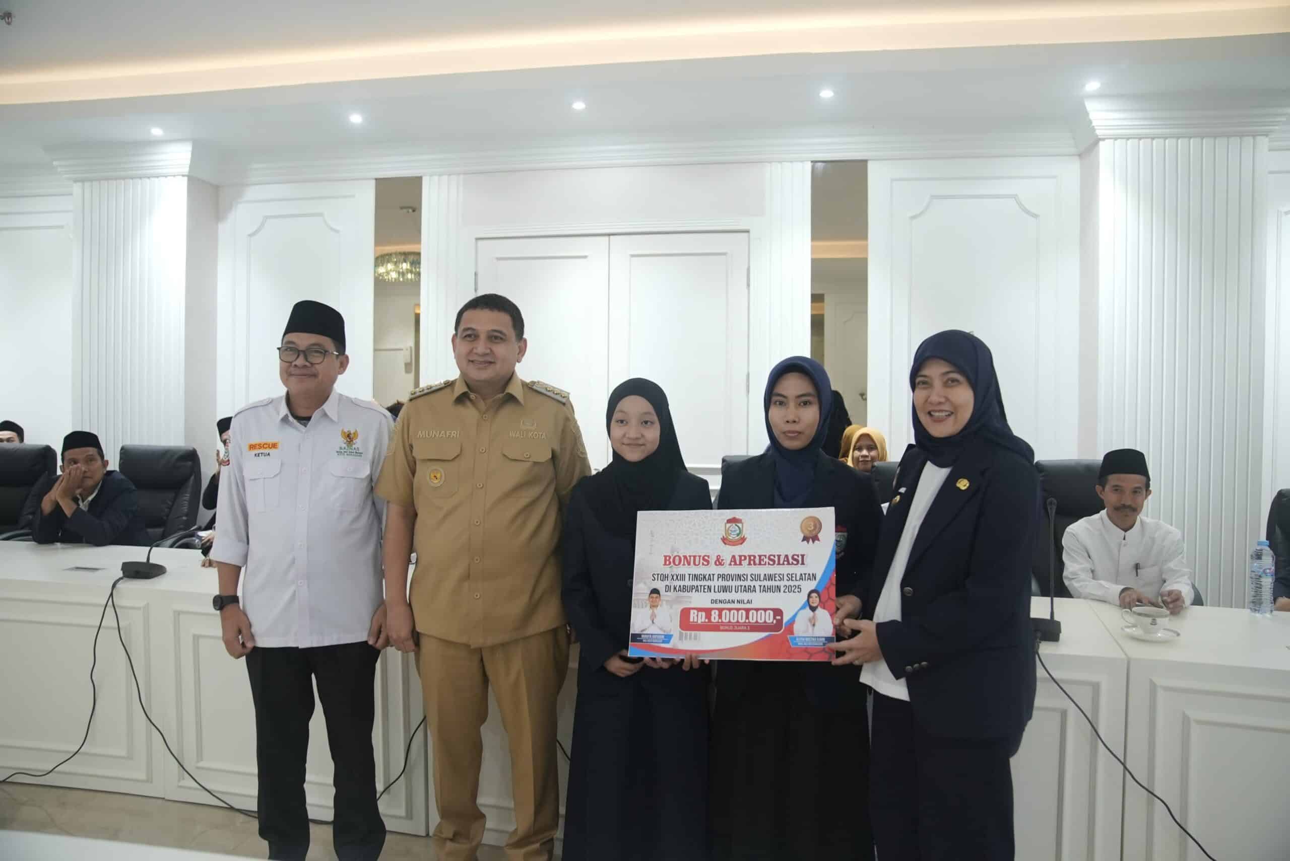 Masya Allah Hebat Peserta Asal Makassar Ini, Raih Juara II STQH 2025 dapat Lagi Bonus Rp250 Juta dari Sang MULIA Munafri – Aliyah