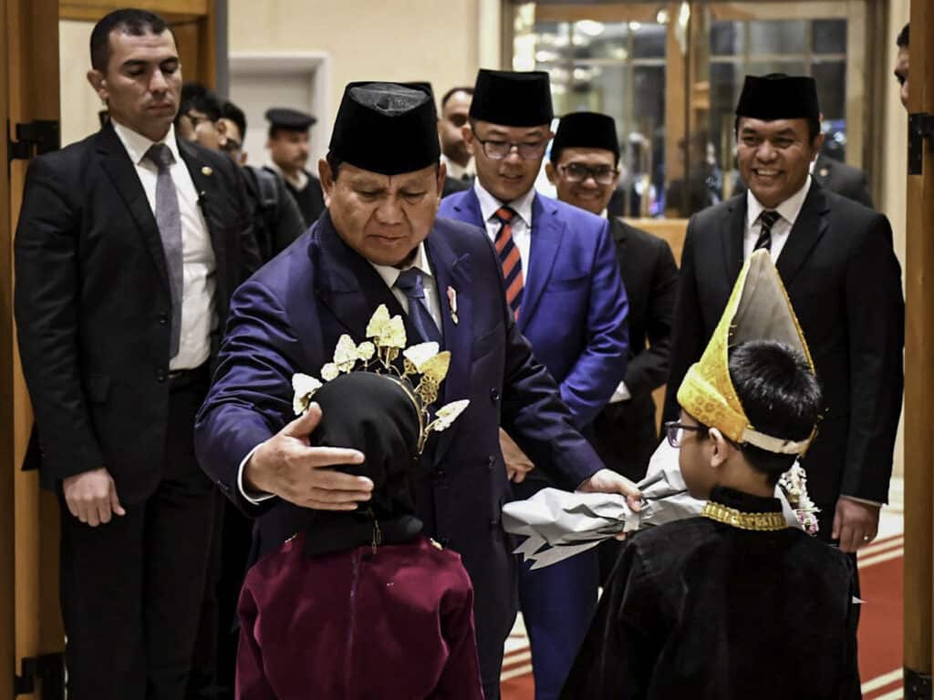 Presiden Prabowo Disambut Hangat Diaspora Indonesia di Kairo