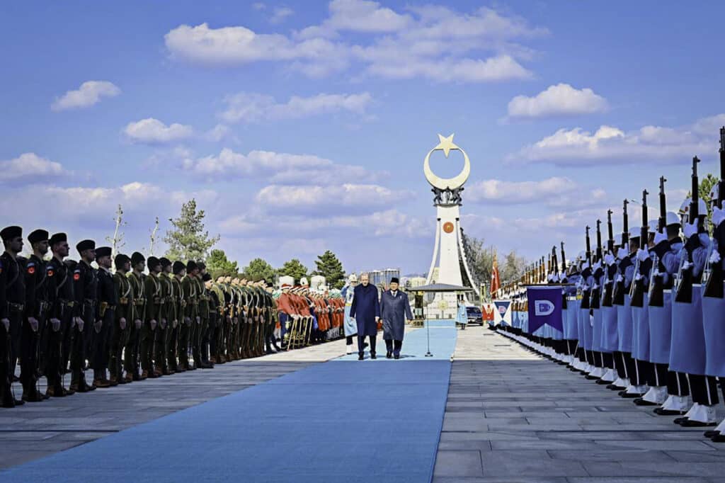 Upacara Meriah dan Penuh Kehormatan Sambut Presiden Prabowo di Istana Kepresidenan Turki