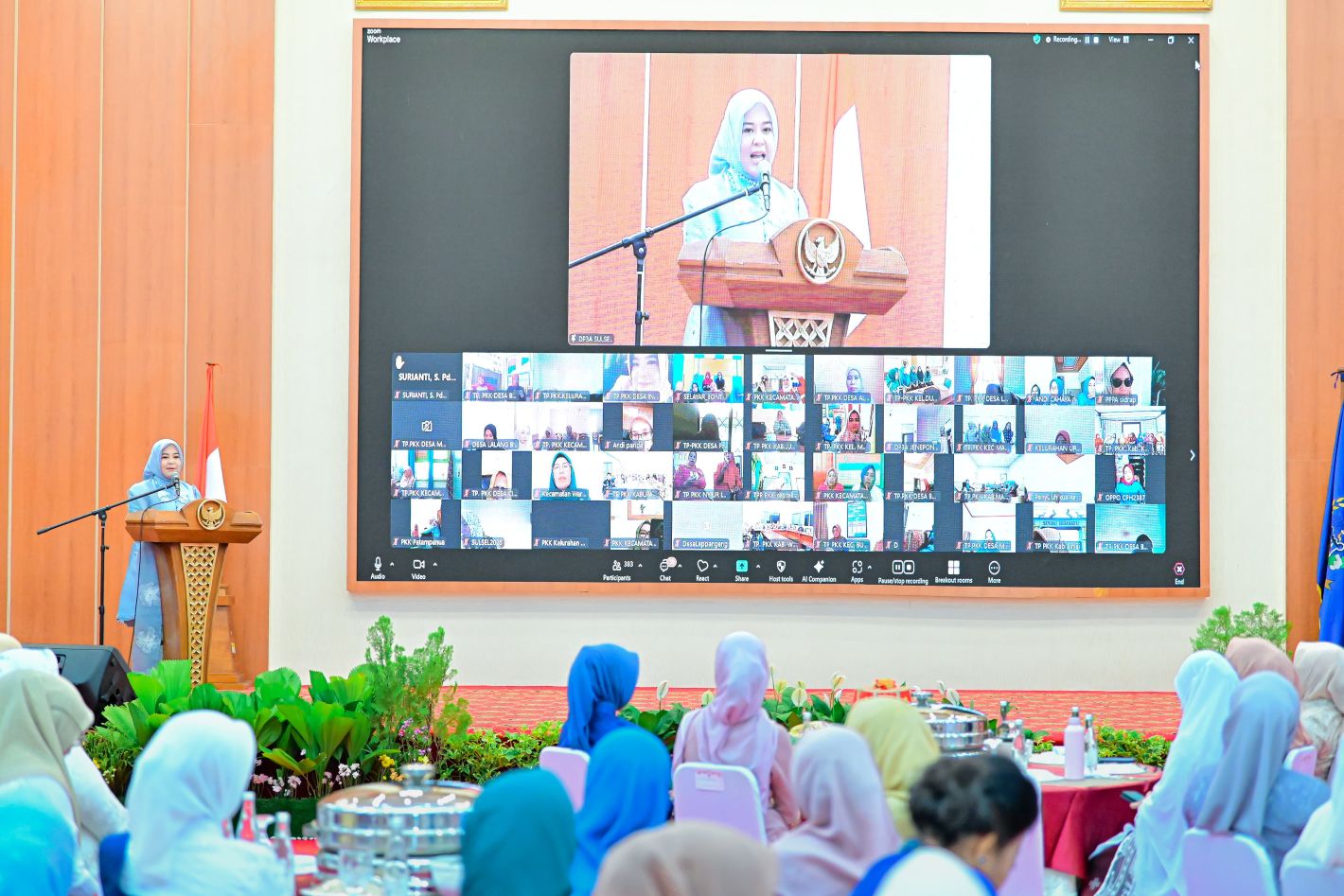 Fatmawati Rusdi Ajak Ketua PKK se-Sulsel Jadi Motor Perubahan