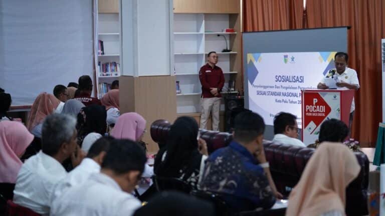 WALI KOTA PALU MEMBUKA SOSIALISASI PENYELENGGARAAN DAN PENGELOLAAN PERPUSTAKAAN WALI KOTA PALU MEMBUKA SOSIALISASI PENYELENGGARAAN DAN PENGELOLAAN PERPUSTAKAAN