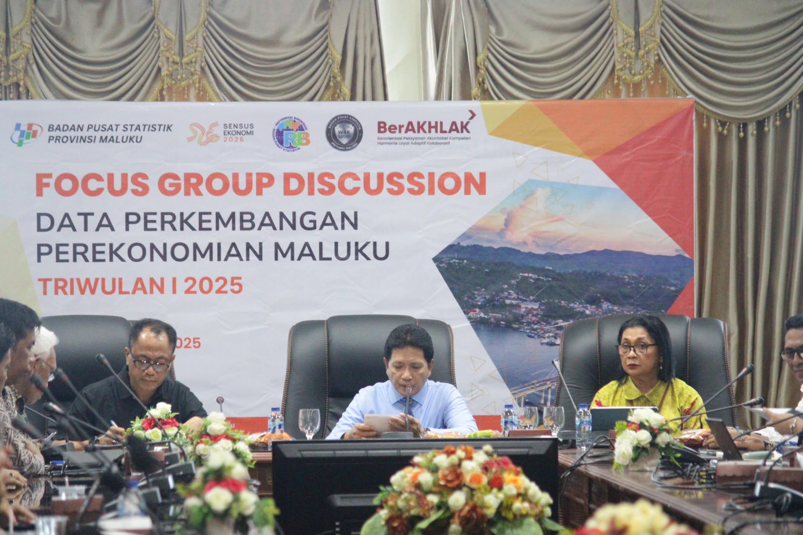 SEKDA BUKA FGD PERKEMBANGAN PEREKONOMIAN MALUKU TRIWULAN I TAHUN 2025