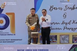 Wattimena Hadiri Expo Napi dan Bazar Murah LPKA Kelas II Ambon
