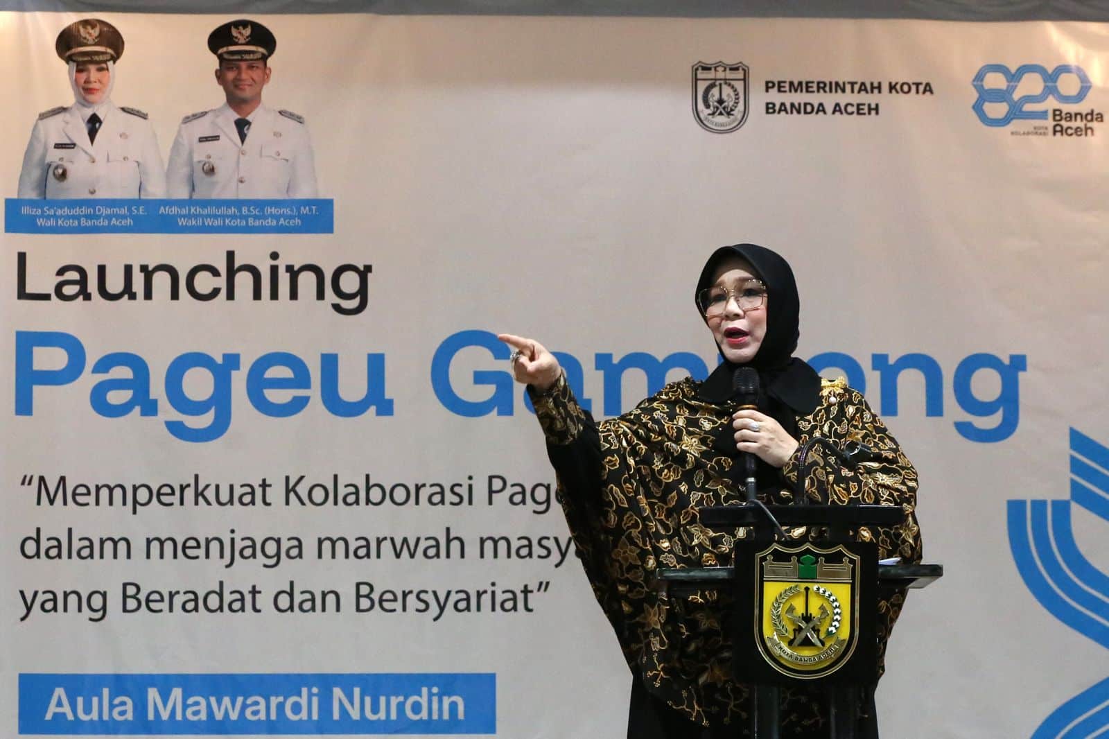 Jaga Marwah Banda Aceh Beradat-Bersyariat, Illiza Hidupkan Kembali Pageu Gampong