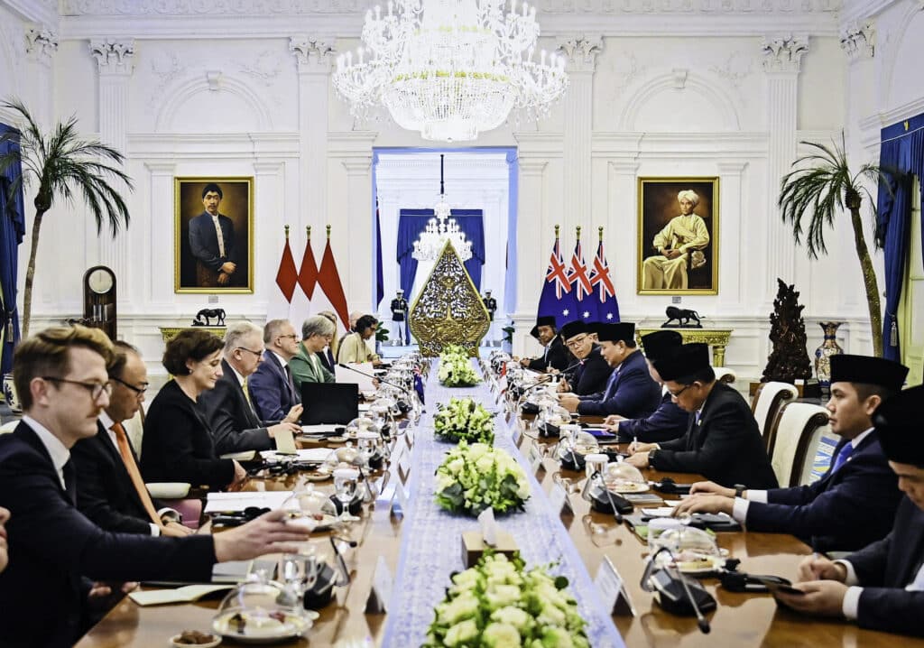 Dari Istana Merdeka, Presiden Prabowo dan PM Albanese Sepakat Tingkatkan Kerja Sama Pertahanan hingga UMKM