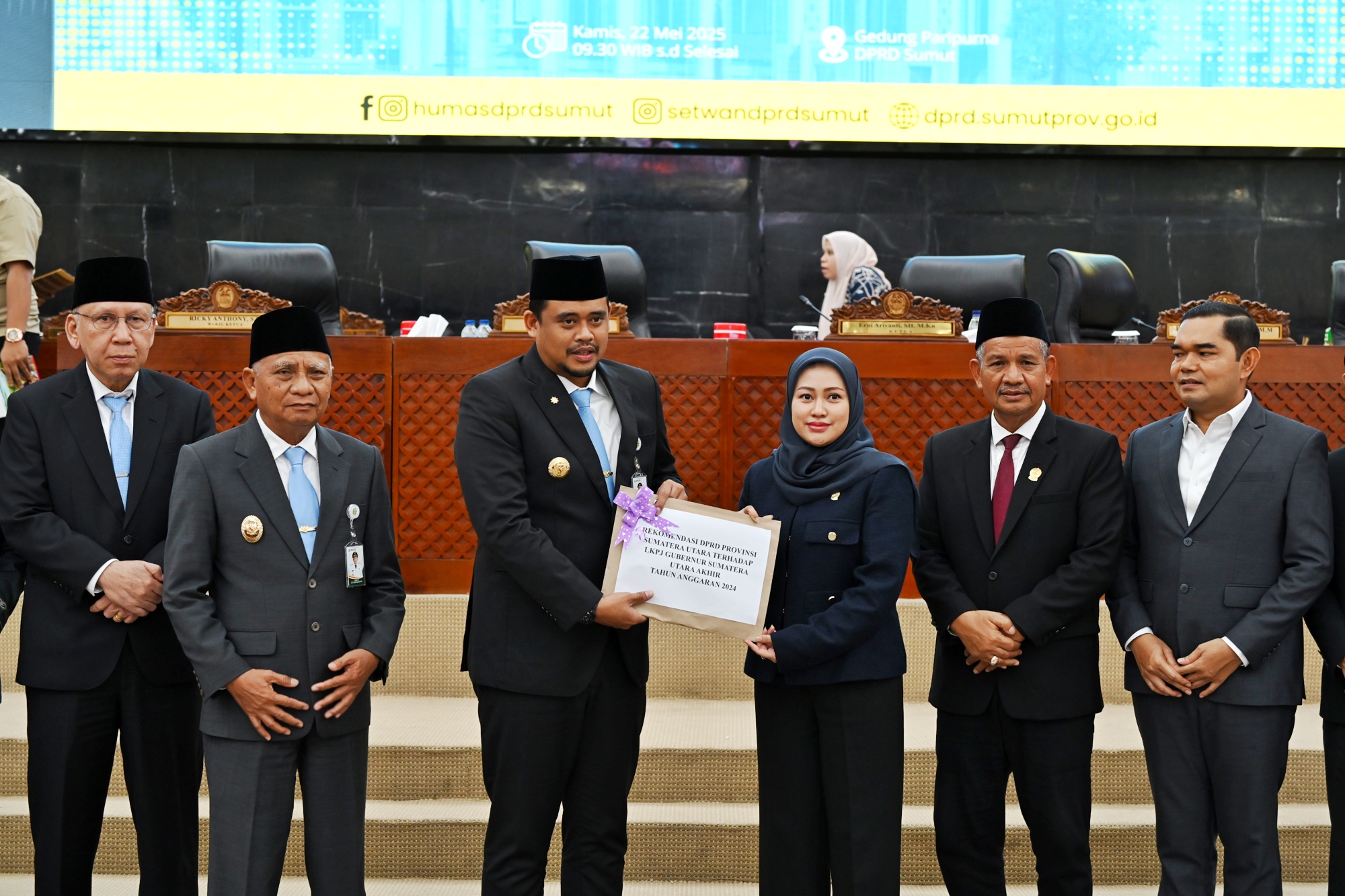 Bobby Nasution Apresiasi dan Tindak Lanjuti Rekomendasi DPRD Sumut terhadap LKPj 2024