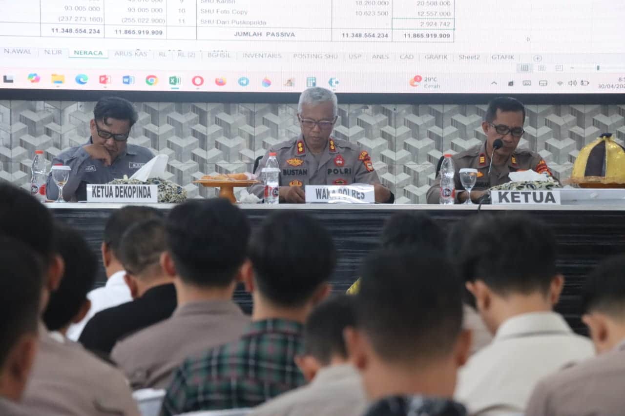 Miliki Kekayaan 11,8 Miliar, Primkoppol Polres Selayar peroleh SHU bersih Sebanyak 964 Juta