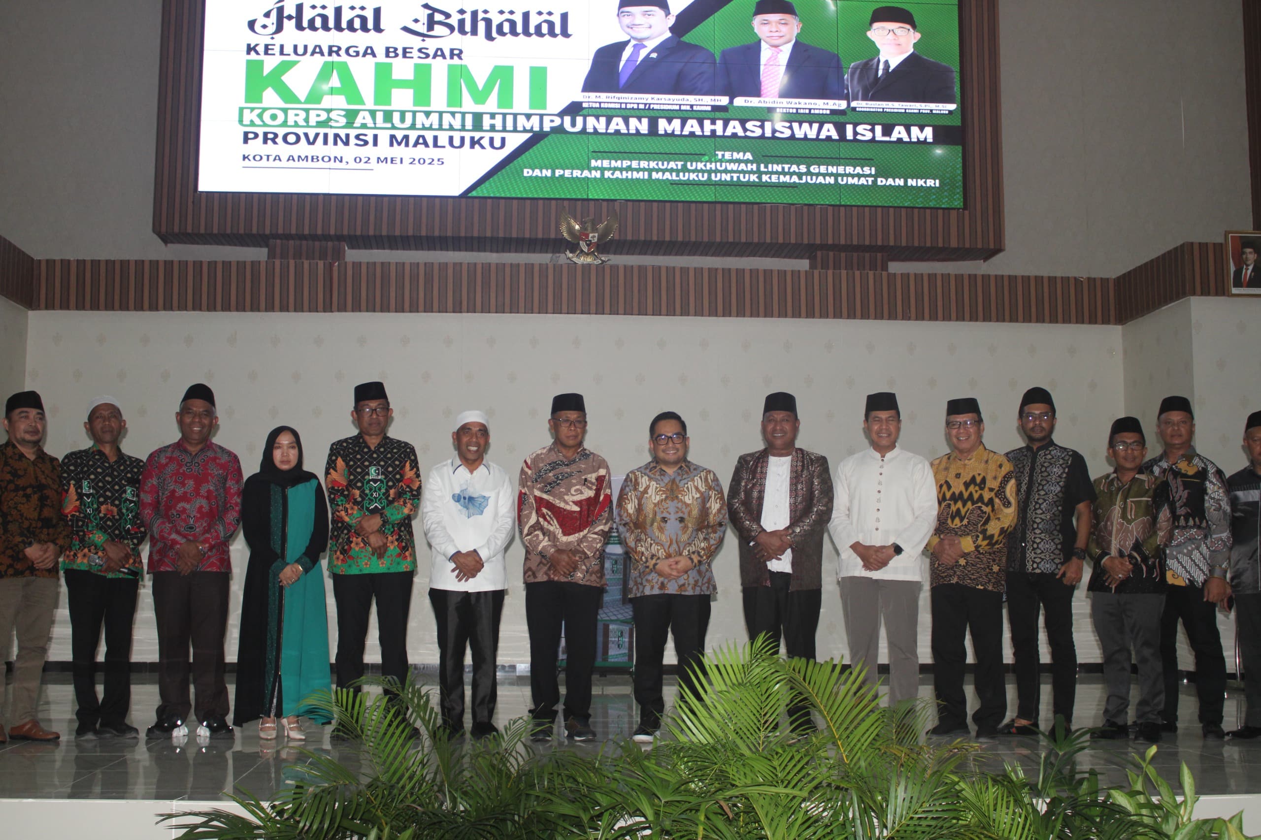 WAGUB HADIRI HALAL BI HALAL KELUARGA KAHMI MALUKU