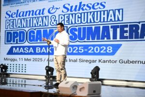 Pelantikan Pengurus DPD GAMKI Sumut, Bobby Nasution Sebut Mitra Strategis Membangun Ruang Kolaborasi Pelantikan Pengurus DPD GAMKI Sumut, Bobby Nasution Sebut Mitra Strategis Membangun Ruang Kolaborasi