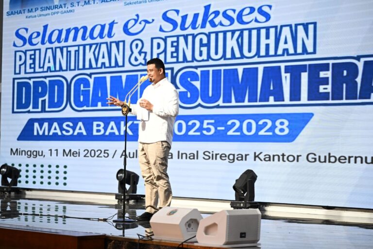 Pelantikan Pengurus DPD GAMKI Sumut, Bobby Nasution Sebut Mitra Strategis Membangun Ruang Kolaborasi Pelantikan Pengurus DPD GAMKI Sumut, Bobby Nasution Sebut Mitra Strategis Membangun Ruang Kolaborasi
