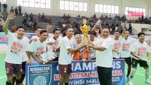 WAGUB TUTUP KOMPETISI LIGA FUTSAL NUSANTARA, AMBON NAGA FC JADI JUARA 1 WAGUB TUTUP KOMPETISI LIGA FUTSAL NUSANTARA, AMBON NAGA FC JADI JUARA 1