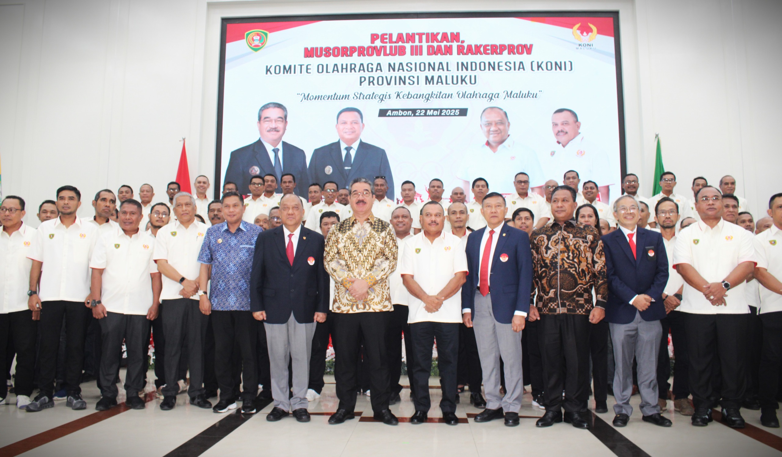 INI HARAPAN GUBERNUR KEPADA PENGURUS KONI MALUKU UNTUK KEMBALIKAN KEJAYAAN OLAHRAGA DI MALUKU