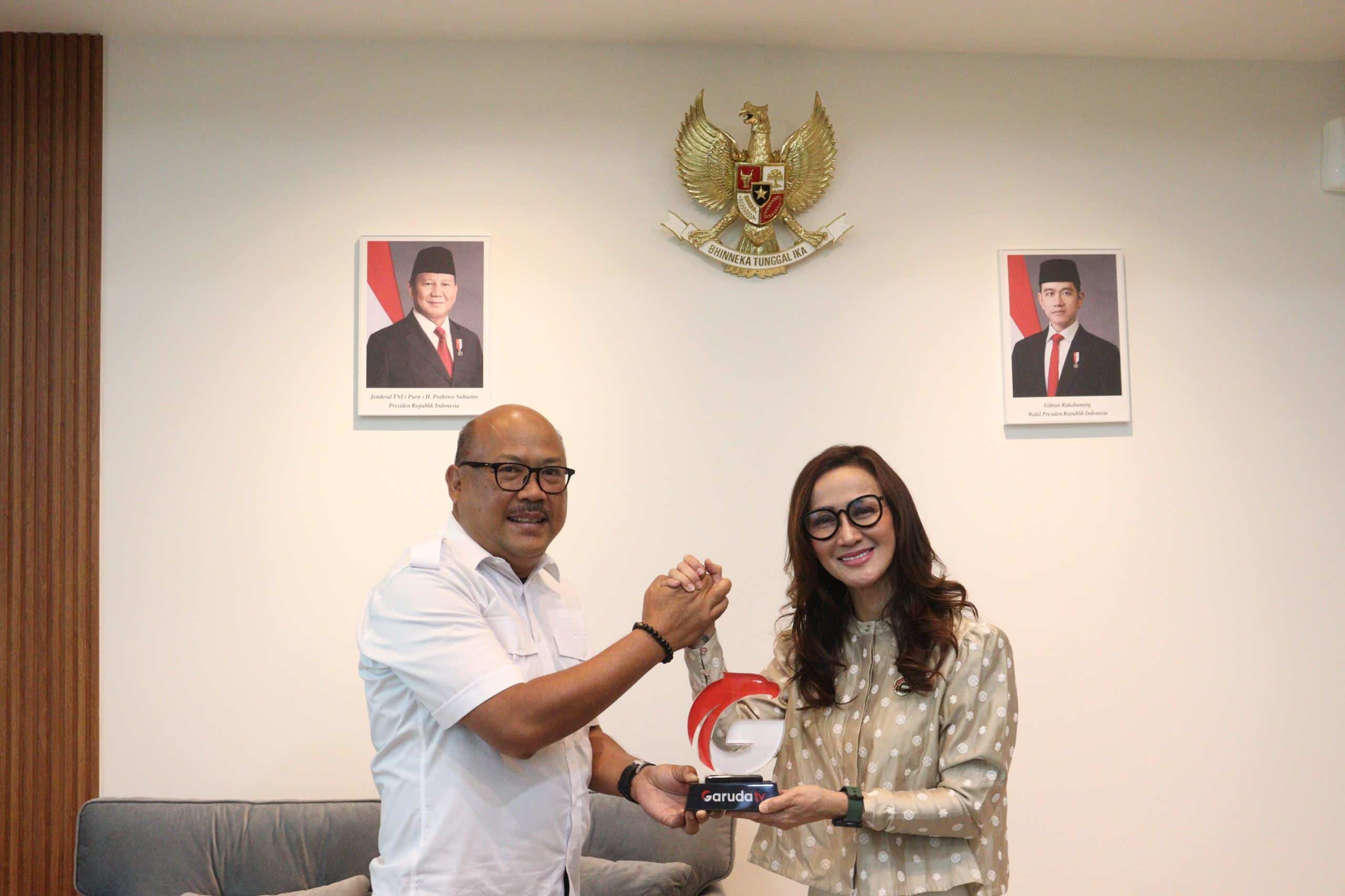 Optimalkan Komunikasi Publik, Kemensetneg Jalin Kolaborasi Strategis dengan GarudaTV | Sekretariat Negara