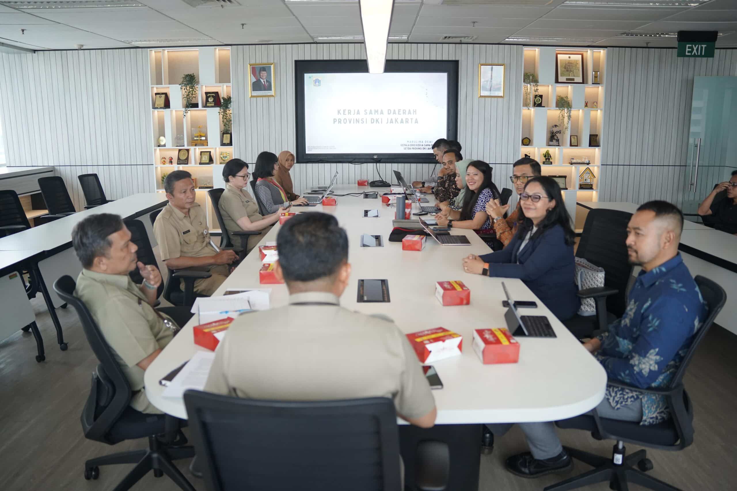 Perkuat Fungsi Kemitraan, Asdep Kajian Strategis dan Pengelolaan Kemitraan Kemensetneg Sambangi Biro Kerja Sama Pemprov DKI | Sekretariat Negara