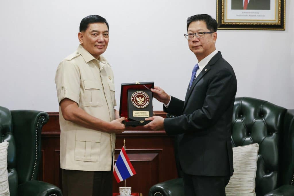 Terima Dubes Kerajaan Thailand, Menhan Usulkan Patroli Maritim Terkoordinasi