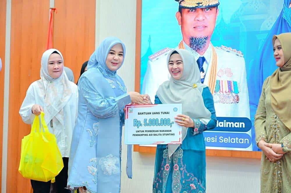 Wagub Sulsel Fatmawati Rusdi Sumbangkan Gaji untuk Penanganan Stunting dan Anak Putus Sekolah Wagub Sulsel Fatmawati Rusdi Sumbangkan Gaji untuk Penanganan Stunting dan Anak Putus Sekolah