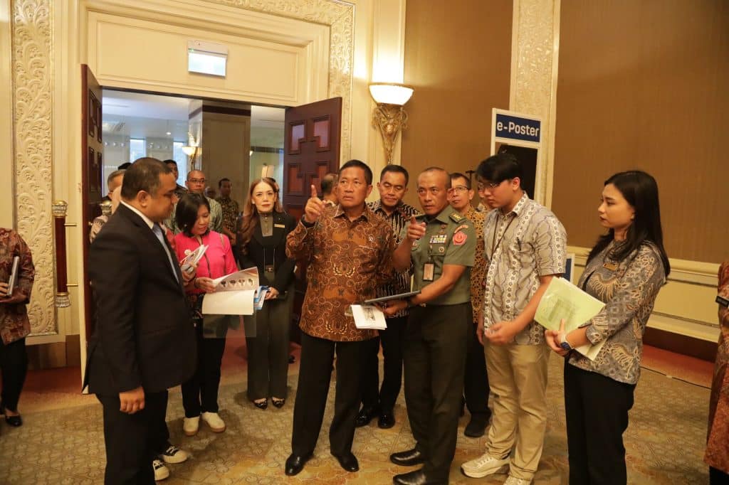 Wamenhan Tinjau Kesiapan Lokasi Indo Defence 2024 Expo & Forum di JIExpo Kemayoran