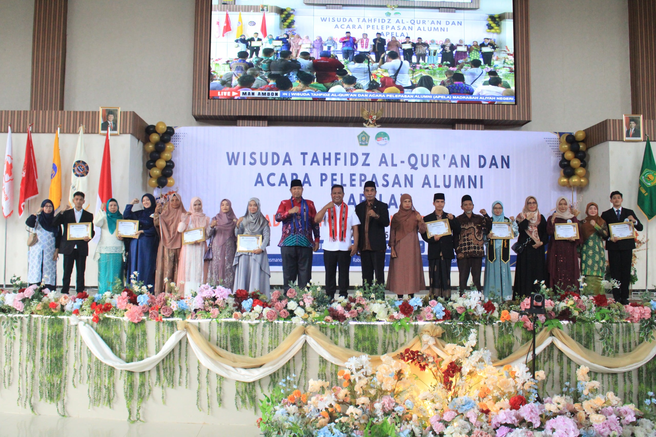 WAGUB HADIRI WISUDA TAHFIDZ AL QURAN DAN APELA MAN AMBON