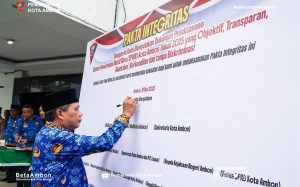Komitmen Wujudkan SMPB Bebas KKN, Pemkot dan MKKS Teken Pakta Integritas