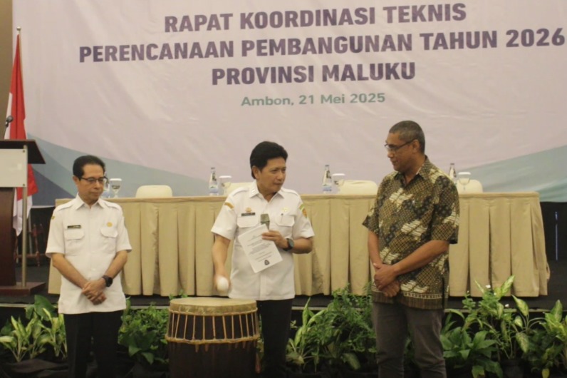 WUJUDKAN SINERGI PEMBANGUNAN YANG TERARAH DAN TERPADU, PEMPROV MALUKU GELAR RAKORTEKRENBANG